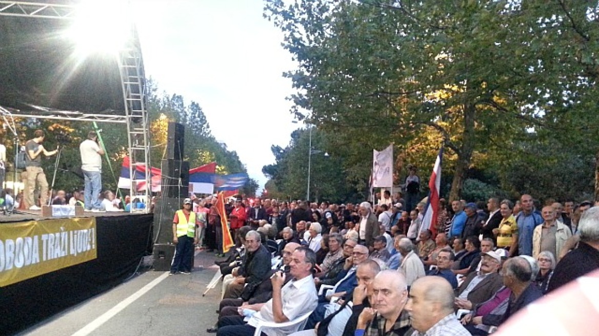 Συνεχίζονται οι διαδηλώσεις κατά της κυβέρνησης στο Μαυροβούνιο